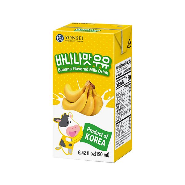 Bebida Coreana De Leite De Banana - Yonsei 190Ml