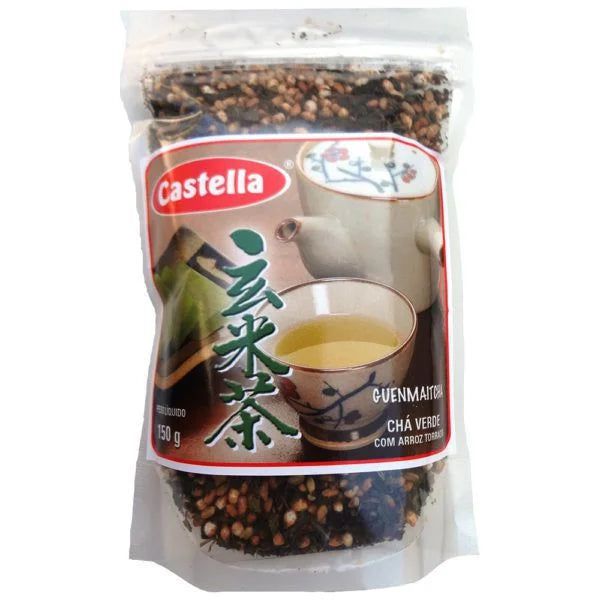 Chá Verde Japones Com Arroz Torrado Genmaitcha Castella 150g