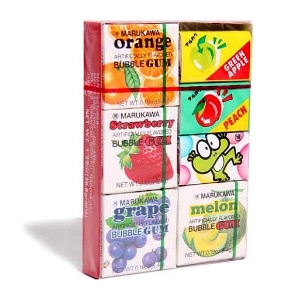 Chiclete 07un Sortidos Marukawa Bubble Gum 36,6G