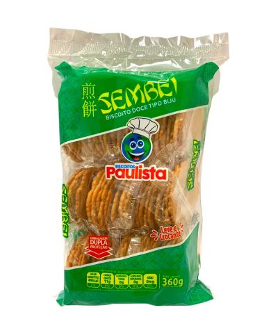 Biscoito Coreano Doce Tipo Biju Sembei 360G Takara