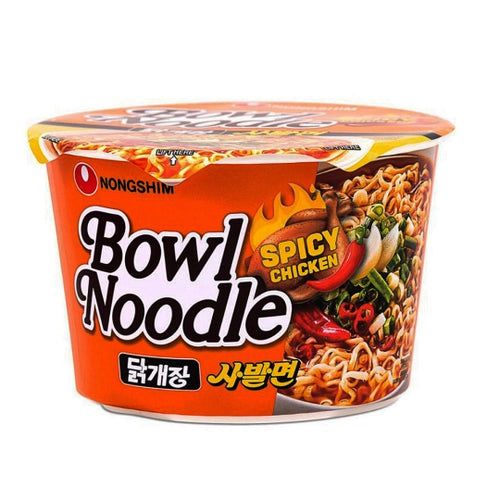 Lamen de Frango Picante Bowl Noodle- Nongshim 100G