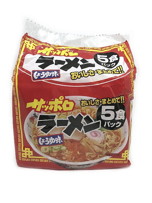 Lámen Japonês- Sabor Shoyu- Sunaoshi Ramen Noodle- Pack C/ 5 Un