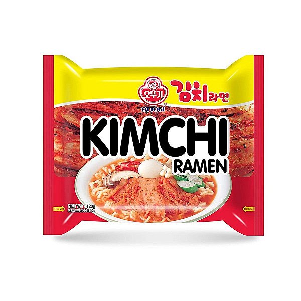 Lamen Coreano Kimchi Ramen Picante Ottogi - 120G