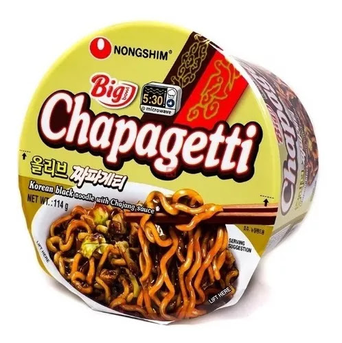 Lamen Coreano Chapagetti Nongshim Feijão Preto Tostato 114g