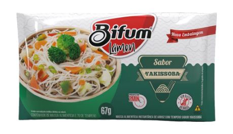 Lámen Macarrão Instantâneo De Arroz Yakissoba Bifum 67G