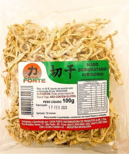 Nabo Desidratado Kiriboshi Casa Forte 100G