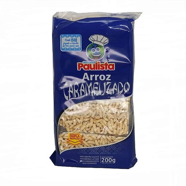 Arroz Caramelizado Okoshi 200G - Paulista