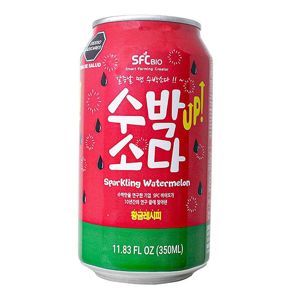 Refrigerante Coreano Sabor Melancia Nutriton & Taste - 350Ml