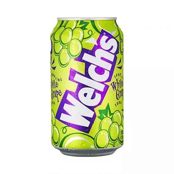 Refrigerante Gaseificado Sabor Uva Verde Welch's - 355ml