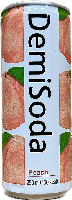 Bebida Gaseificada Coreana- Demisoda Pessego- 250Ml