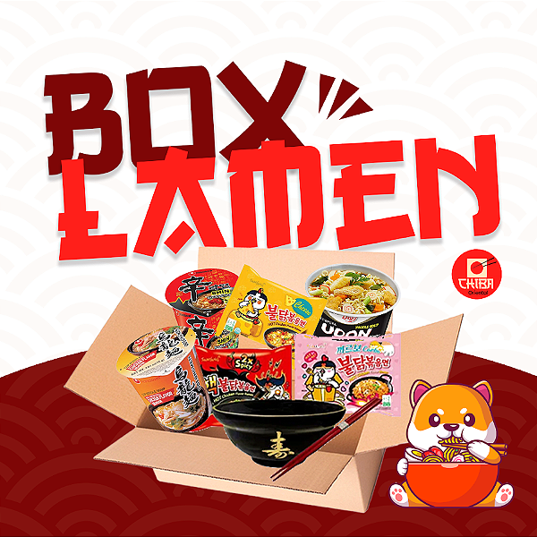 Lamen Box- Kit Especial de Lamen Coreano (Imagem Ilustrativa)