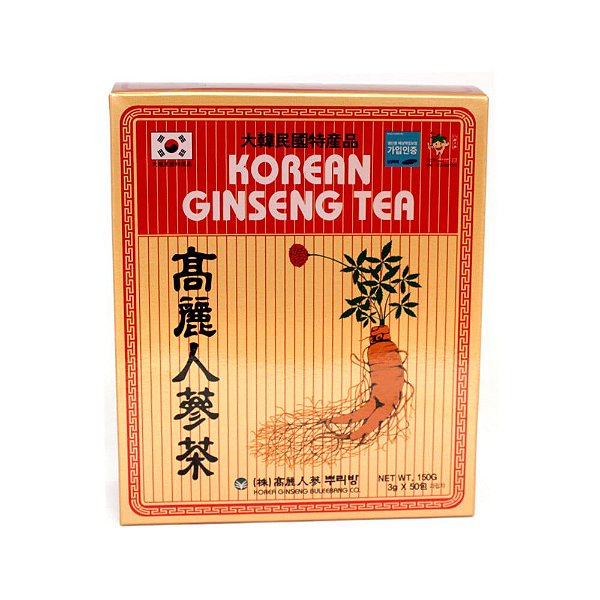 Cha Ginseng Coreano- 50 sachês