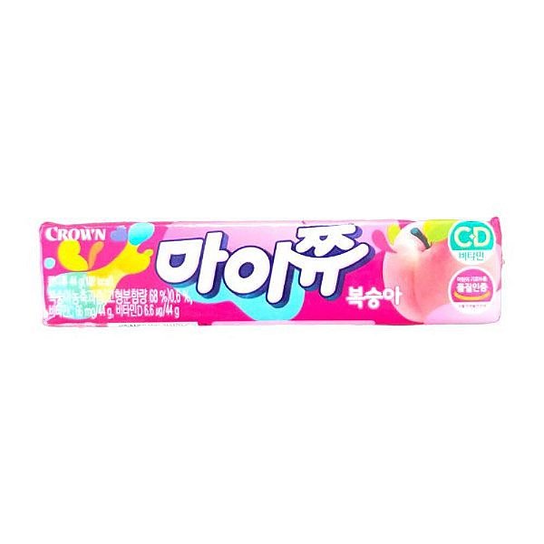 Bala Mastigável- My Chew Pêssego- 44G