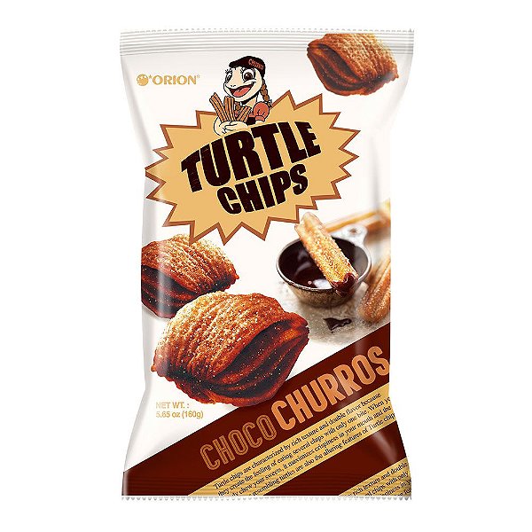 Turtle Chips- Sabor Choco Churros- Orion 160G