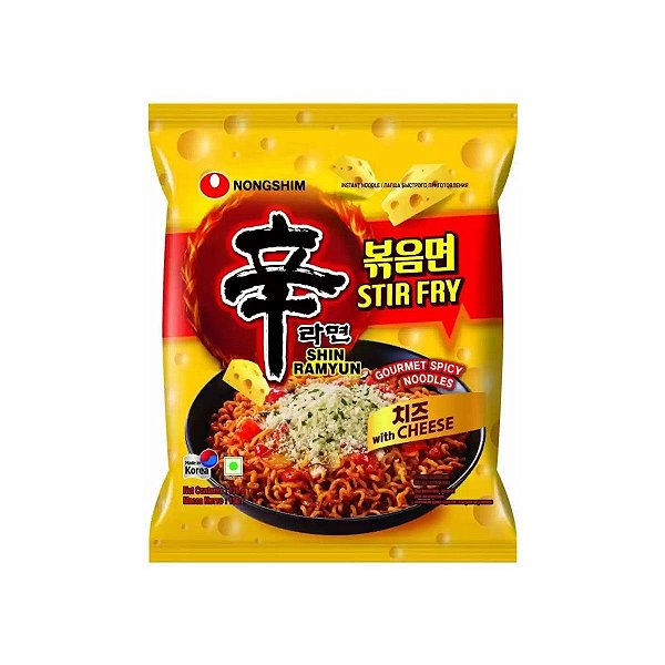Lamen Coreano- Shin Ramyun Stir Fry- Queijo Picante 120G