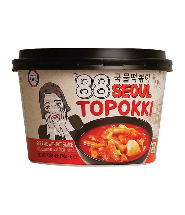 Massa De Arroz Toppoki Picante com Caldo Picante Surasang 170G
