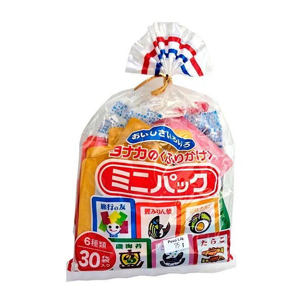 Tempero para Arroz Furikake Mini Pack Tanaka 60G