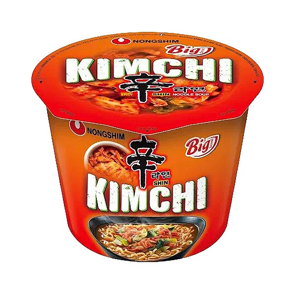Lamen Coreano Nongshim Ramyun Kimchi Picante Grande 112G