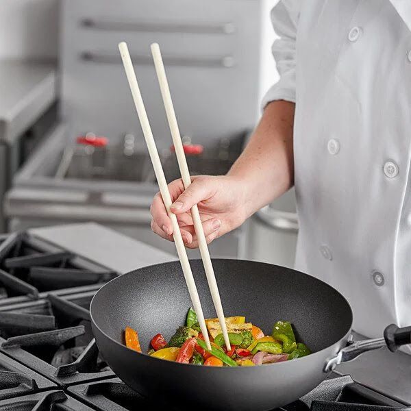 Aguebashi Bambu 39cm Hashi Japonês para Fritura