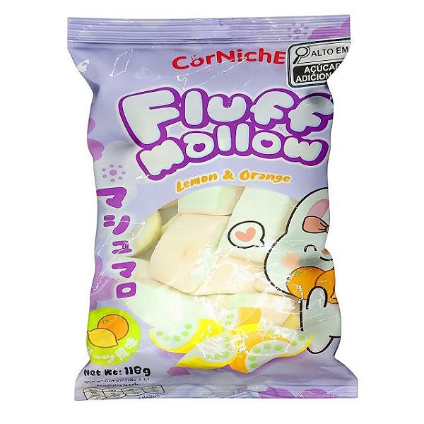 Marshmallow Fluff- Sabor Limão e Laranja118g