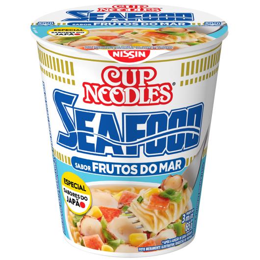 Cup Noodles Nissin Frutos Do Mar 65G Edição Asiática