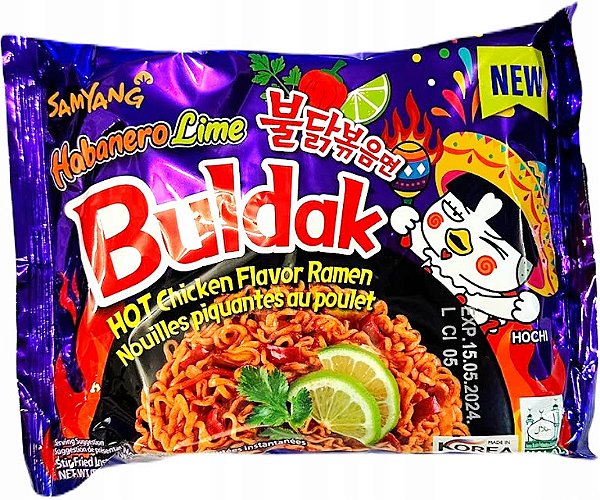 Lamen Coreano Buldak Habanero Lime Hot Chicken 135g