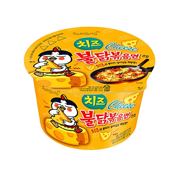 Lamen Coreano Frango Picante com Queijo Big Bowl- Samyang 105g