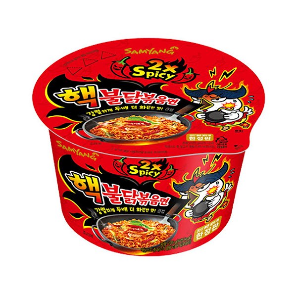 Lamen Coreano de Frango Picante 2X Big Bowl- Samyang 105g