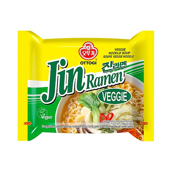 Lamen Coreano Jin Ramen Veggie - 110G