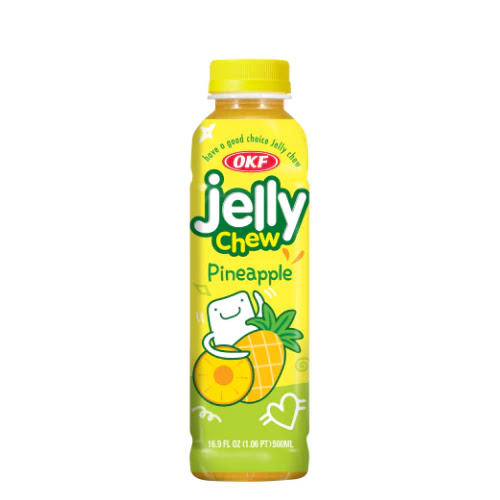 Jelly Chew Pineapple OKF - Sabor Abacaxi 500ml