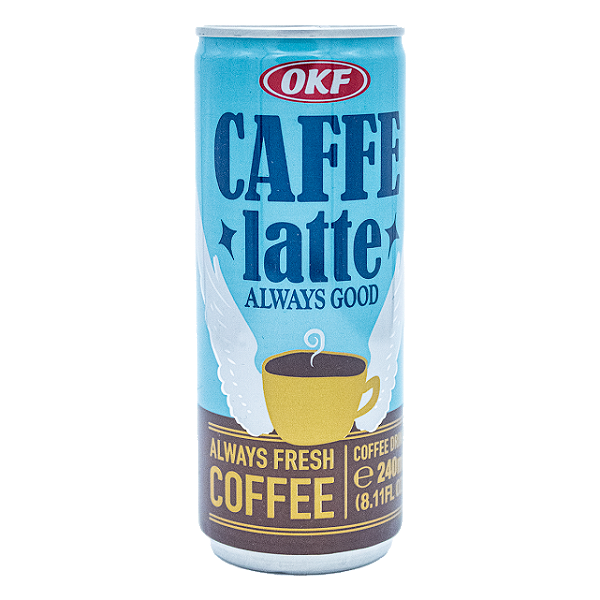 Café Coreano com Leite - Caffe Latte Premium OKF - 240mL