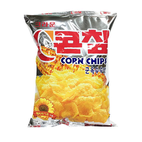 Salgadinho Coreano Roasted Corn Chips Crown- 70g