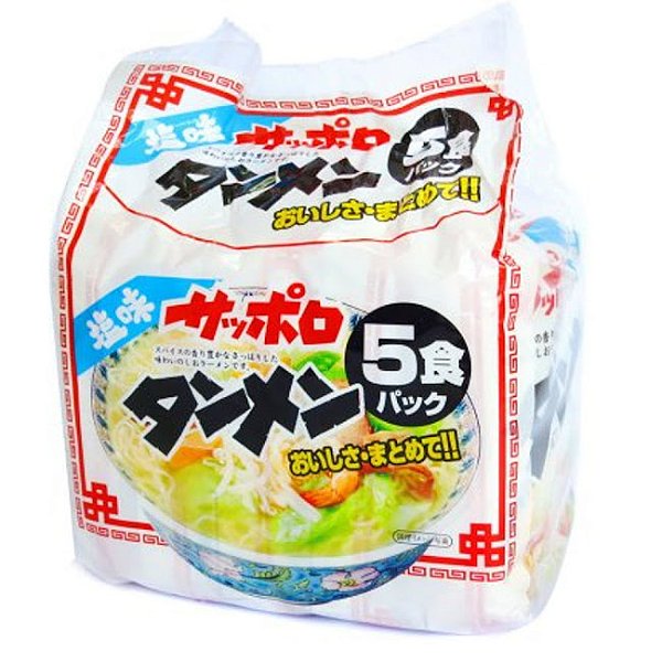 Kit Lamen Japonês Sunaoshi Sabor Sal Shio 83g - 5 Unidades