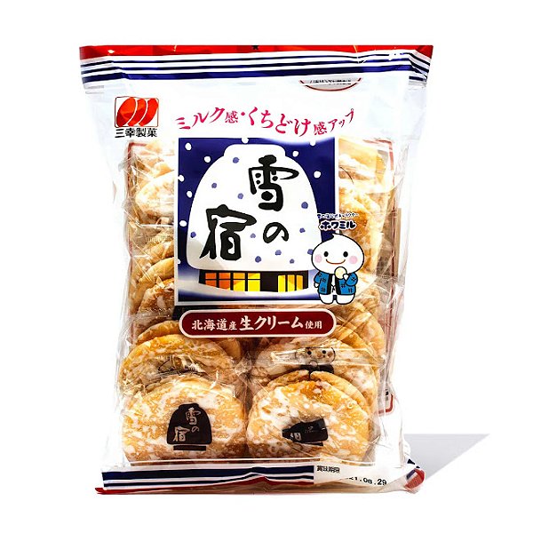 Biscoito de Arroz Japonês Yuki no Yado - 129,4 gramas