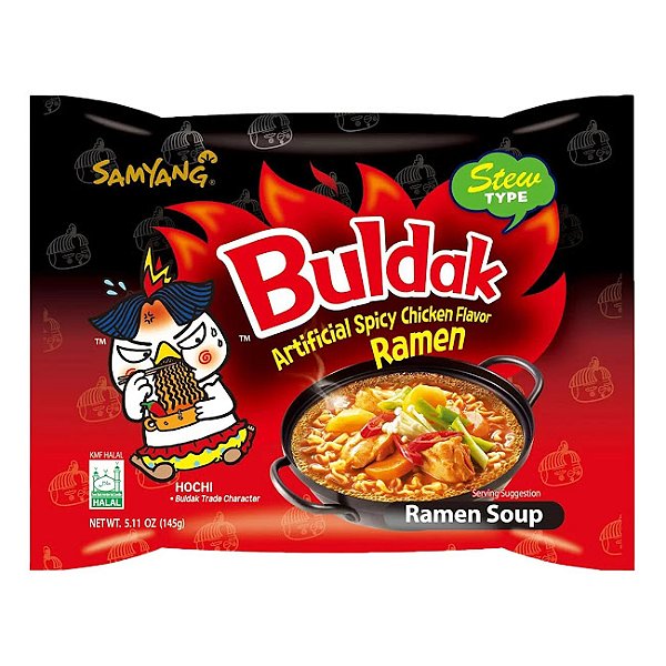 Lamen Coreano Samyang Frango Picante (Ensopado) Buldak 145g
