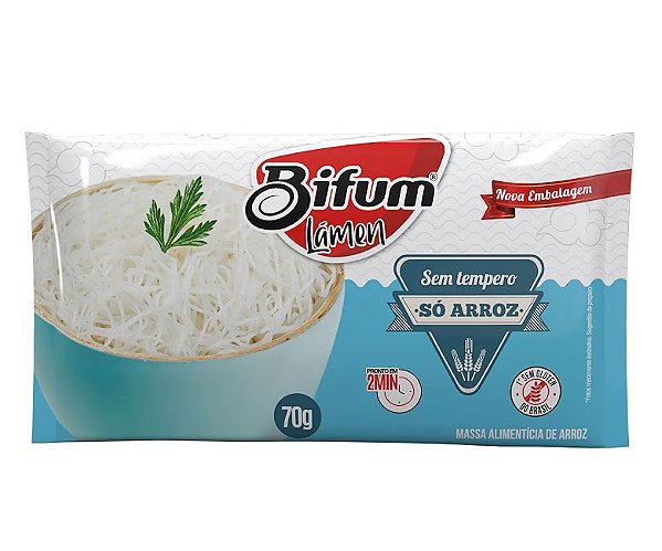 Macarrão Instantâneo De Arroz Lámen Original Bifum 70G