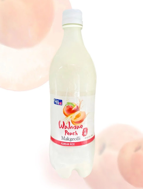 Makguli- Vinho De Arroz Coreano Sabor Pessego 750ml Kooksoondang