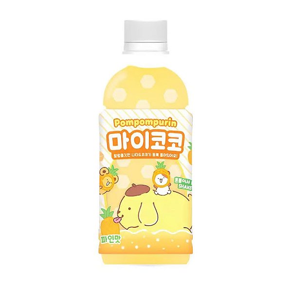 Bebida Saborizada de Abacaxi com pedaços de Coco Sanrio (Hello Kitty) - 340mL
