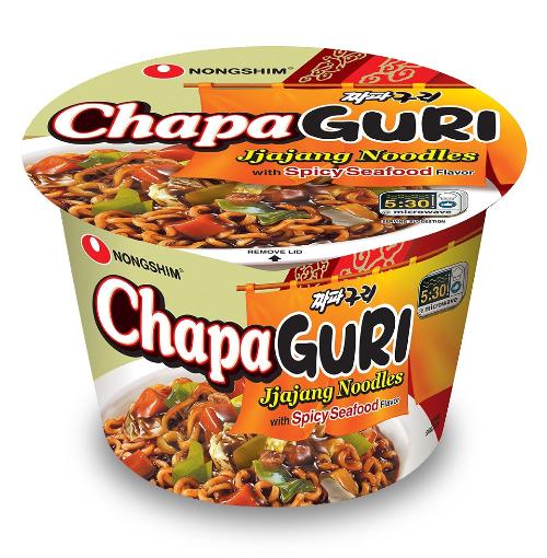 Lamen Chapaguri - Jajjang Noodles com Frutos do Mar Picante Nongshim - 114g