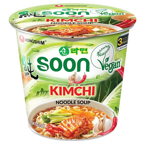 Lamen Soon Kimchi Noodles Copo - Nongshim 75g