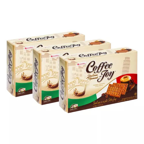 Kit 3 Biscoitos Italian Moment Coffee Joy 180g