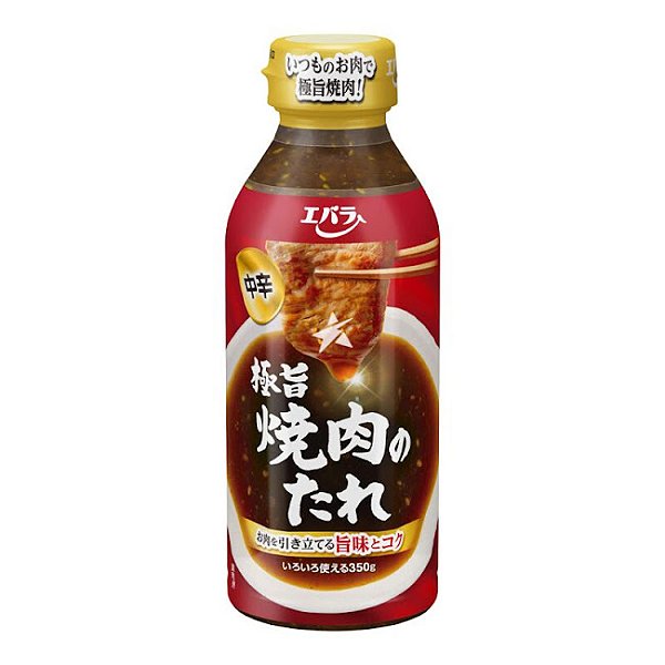 Ebara Gokumma Yakinikuno Tare Amakuchi - Molho para BBQ Médio Picante 350g
