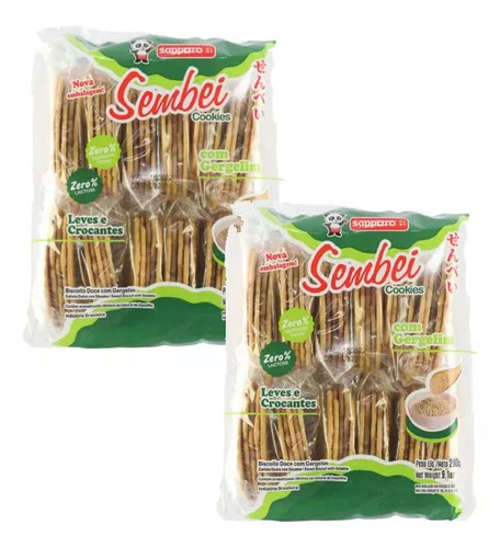 Kit 2 Sembei Cookies – Sabor Gergelim