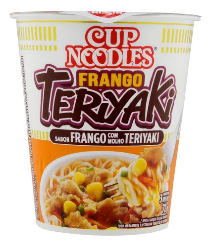 Cup Noodles Nissin Frango Teriyaki 72g
