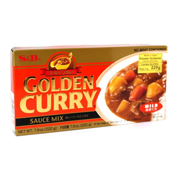 Golden Curry Mild- Condimento Japonês Suave S&B - 220 Gramas