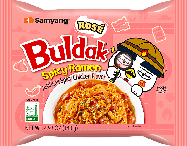 Lámen Coreano Buldak Hot Chicken Rose– Samyang 140g