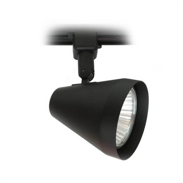 Spot Para Trilho Altena Cone Par 30 E27 Plugue Altrac Preto