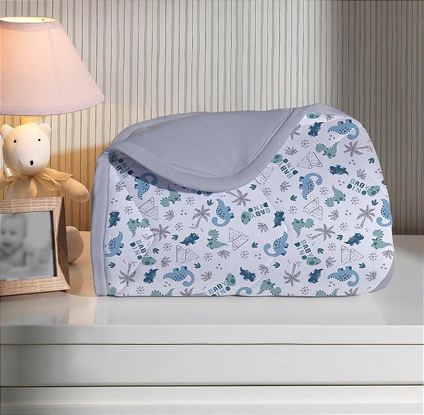 Edredom Berço Malha 100% Algodão Dupla Face - Rex