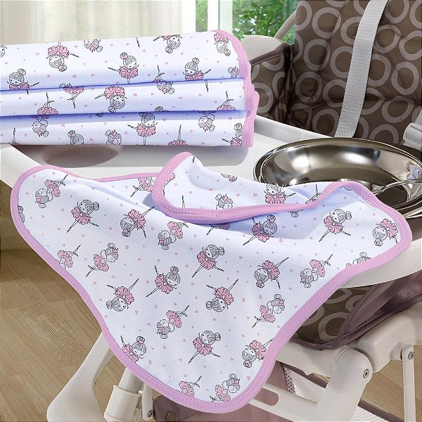 Kit Toalha de Boca 4 peças - Bailarina