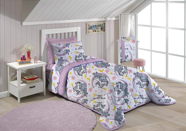 Jogo de Cama Magia 2Pçs - Brilha no escuro